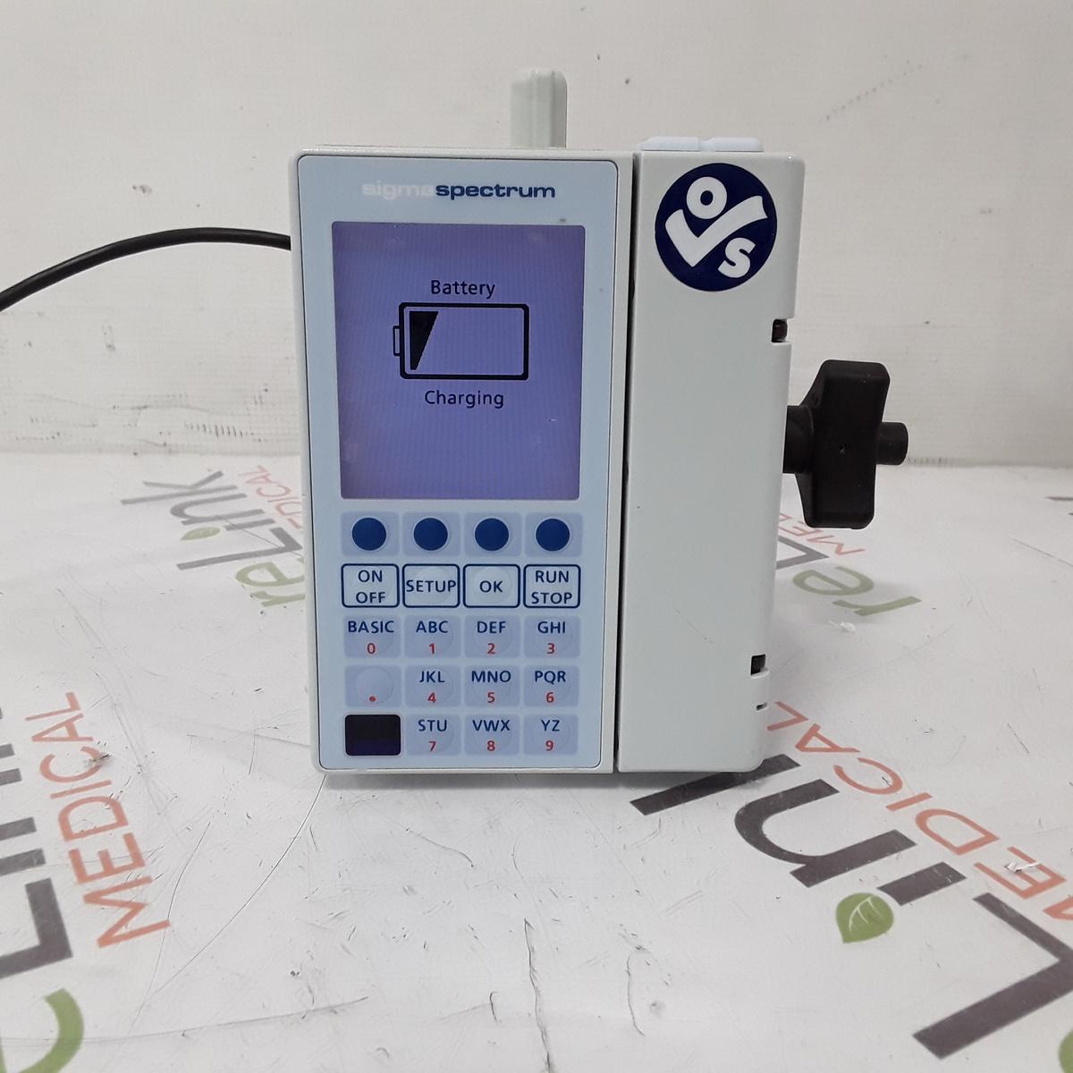 Baxter Sigma Spectrum 6.02.07 with B/G Battery Infusion Pump - 388371