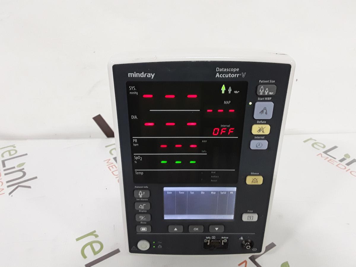 Mindray Datascope Accutorr V Vital Signs Monitor - 422073