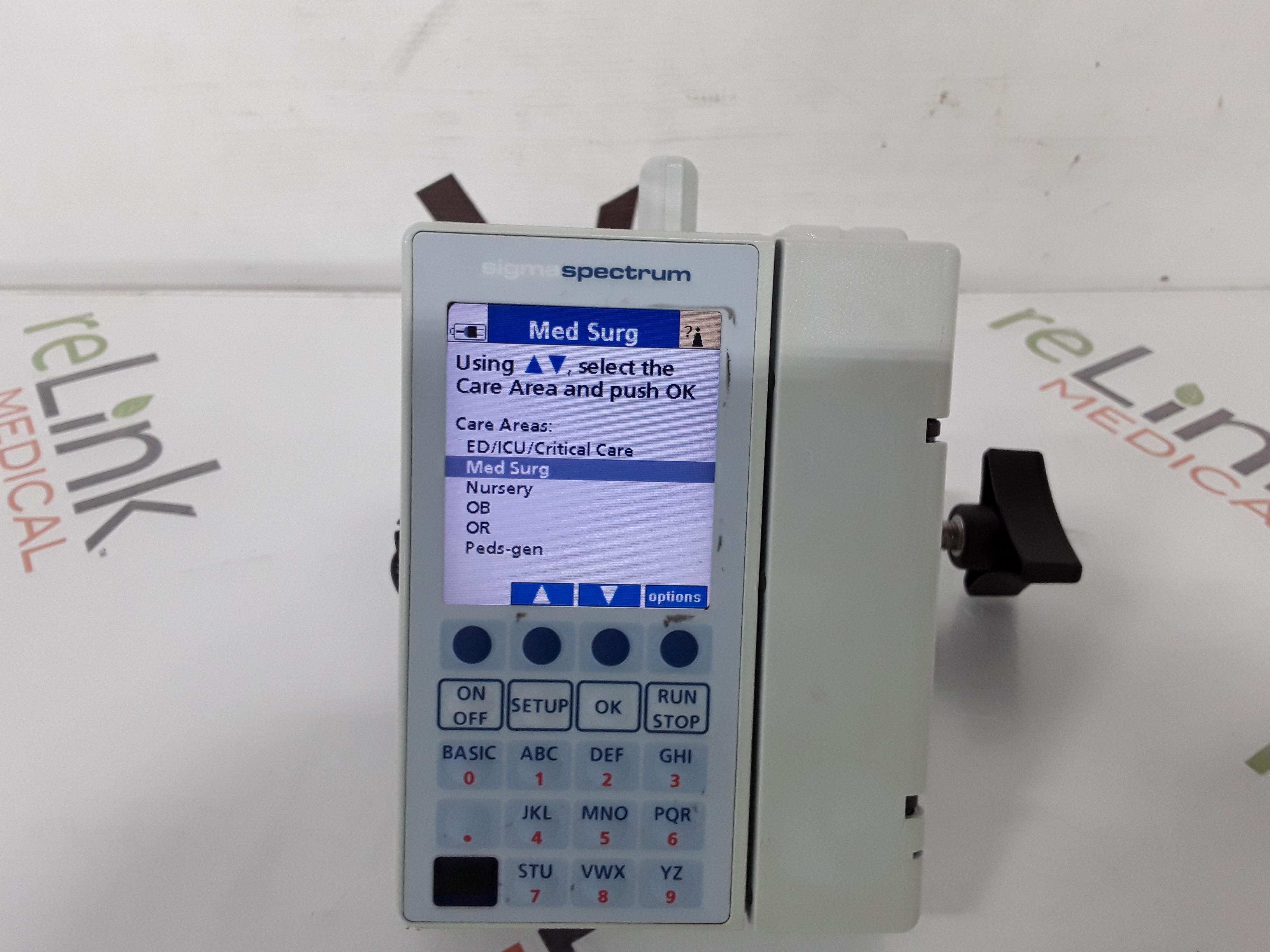 Baxter Sigma Spectrum with B/G Battery Infusion Pump - 412086