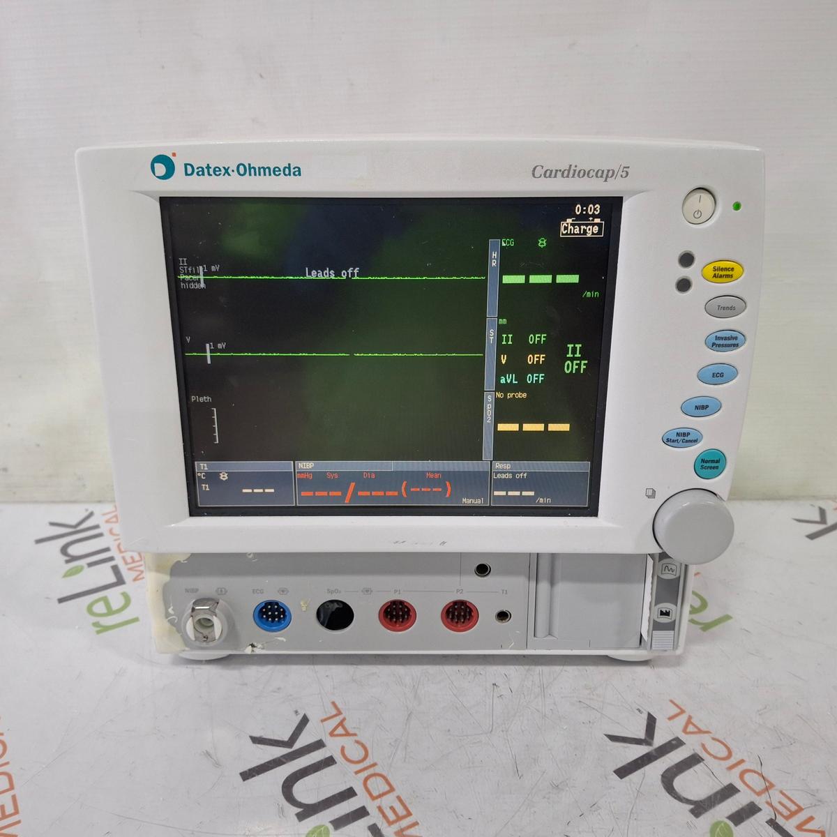 Datex-Ohmeda Cardiocap 5 Patient Monitor - 448706