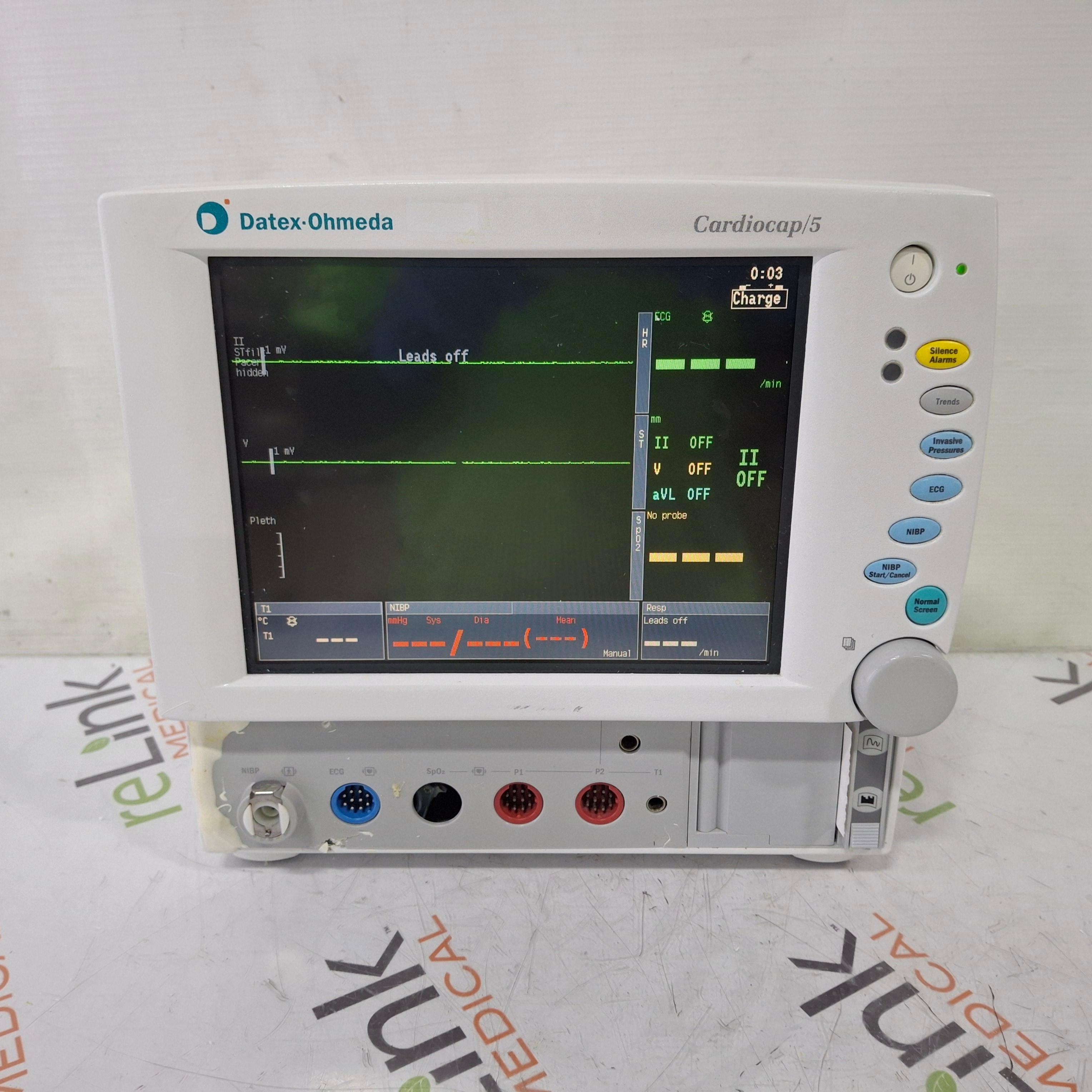 Datex-Ohmeda Cardiocap 5 Patient Monitor - 448706