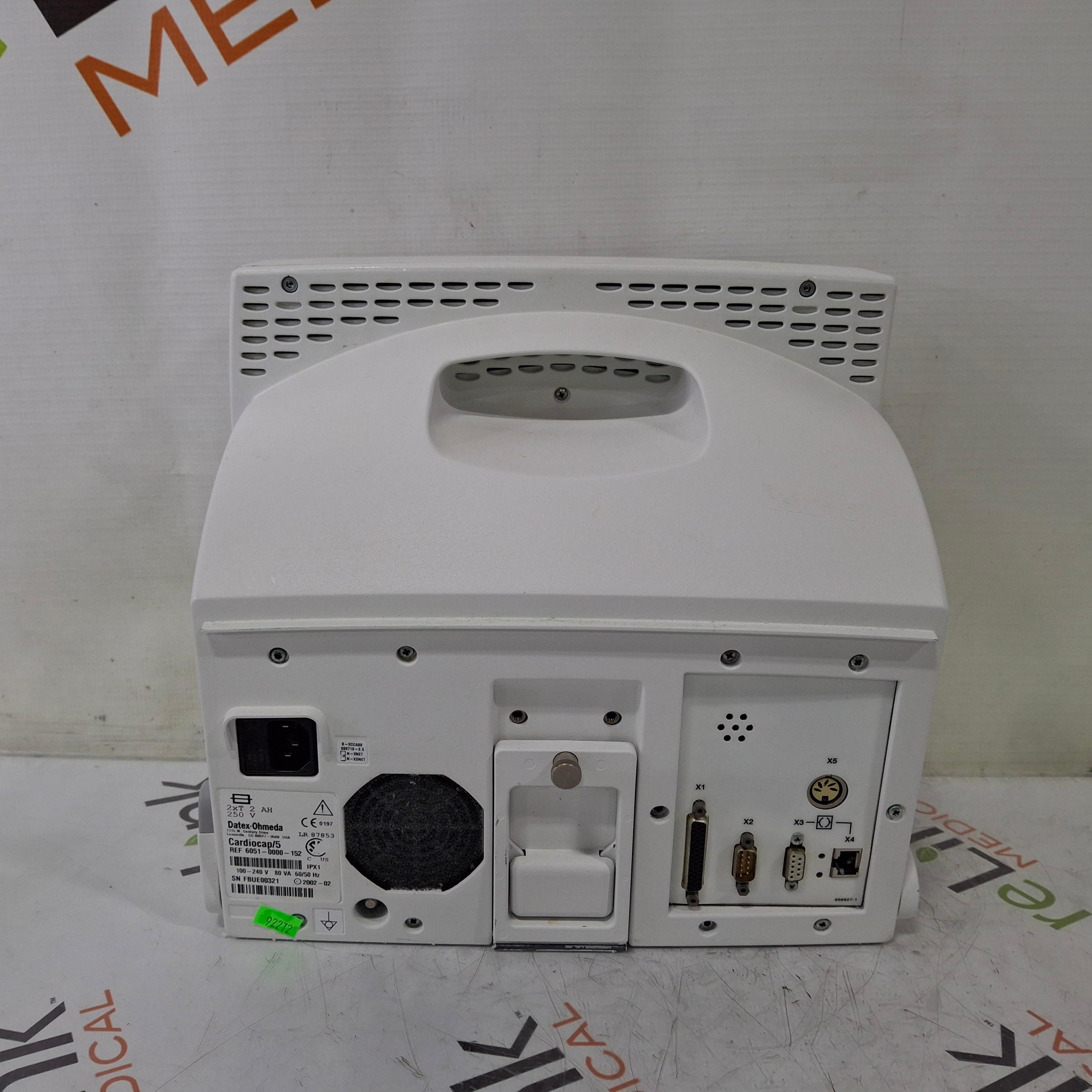 Datex-Ohmeda Cardiocap 5 Patient Monitor - 448706