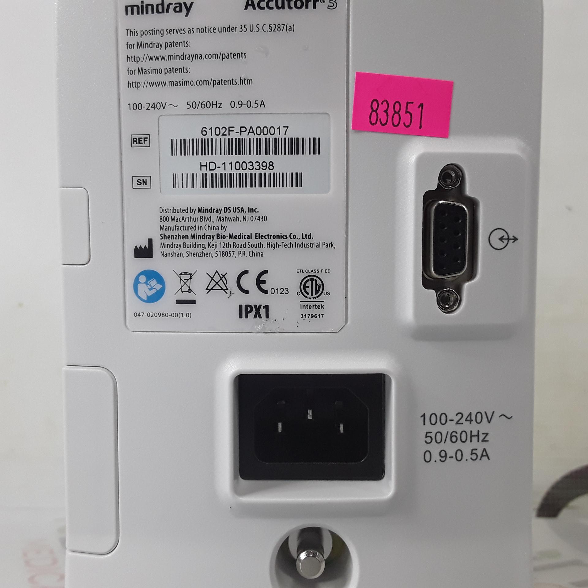Datascope Accutorr 3 Vital Signs Monitor - 399278