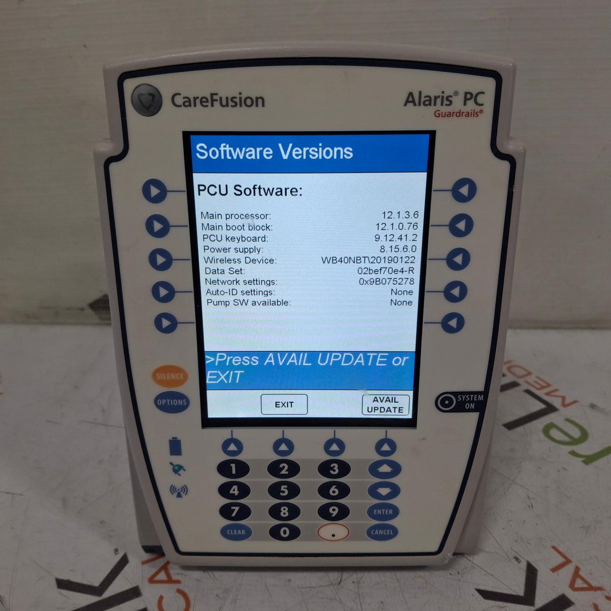 CareFusion Alaris 8015 Large Screen POC Infusion Pump - 444559