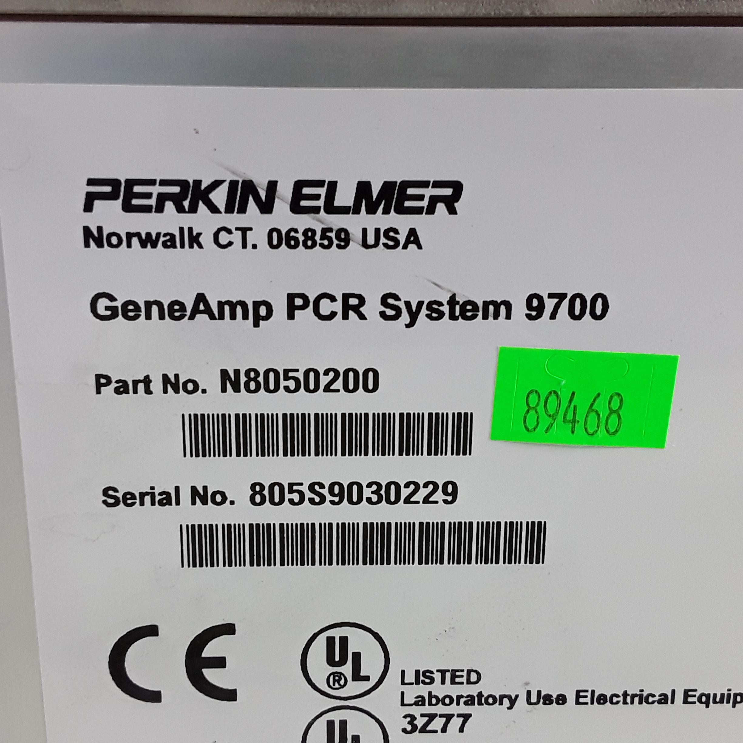 Applied Biosystems GeneAmp 9700 PCR System - 426944