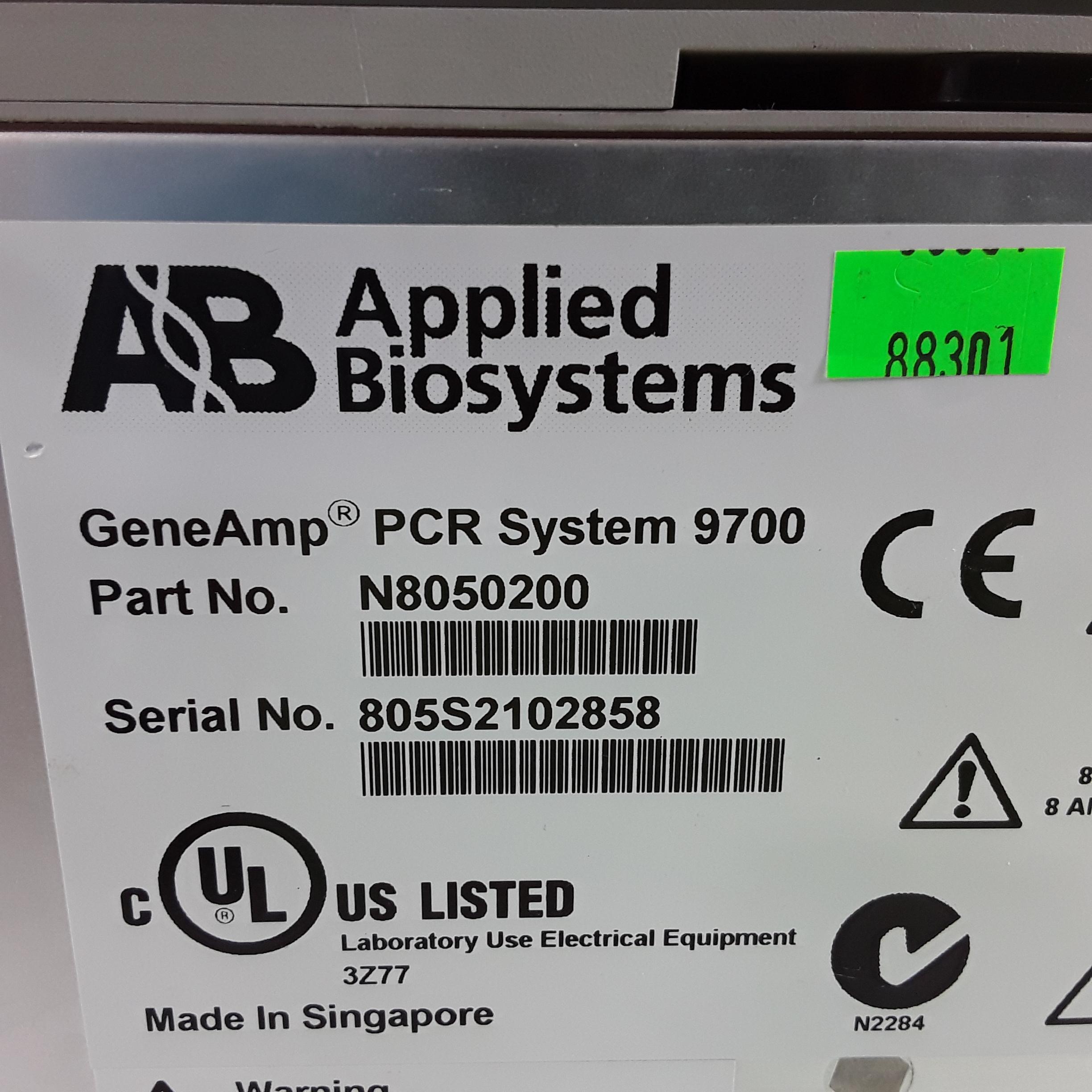 Applied Biosystems GeneAmp 9700 PCR System - 416567
