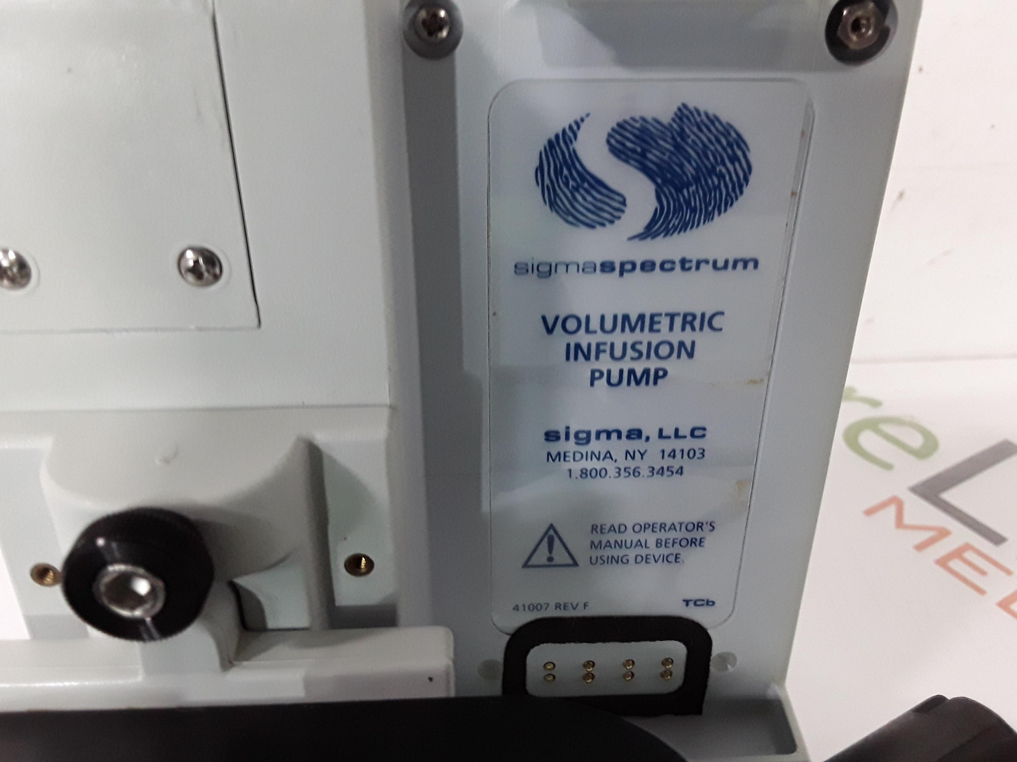 Baxter Sigma Spectrum with B/G Battery Infusion Pump - 412018
