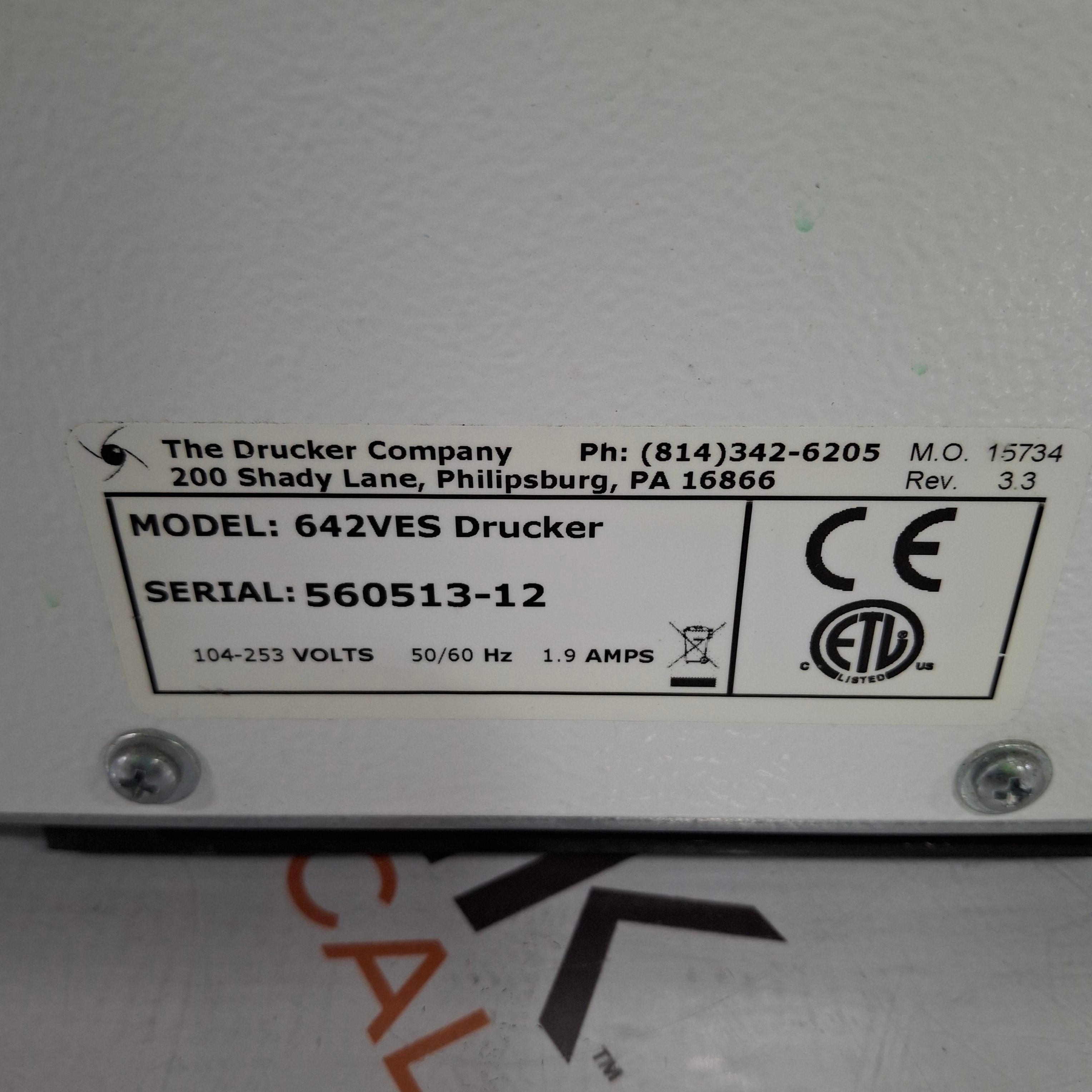 Drucker Diagnostics 642VES Drucker Centrifuge - 448712