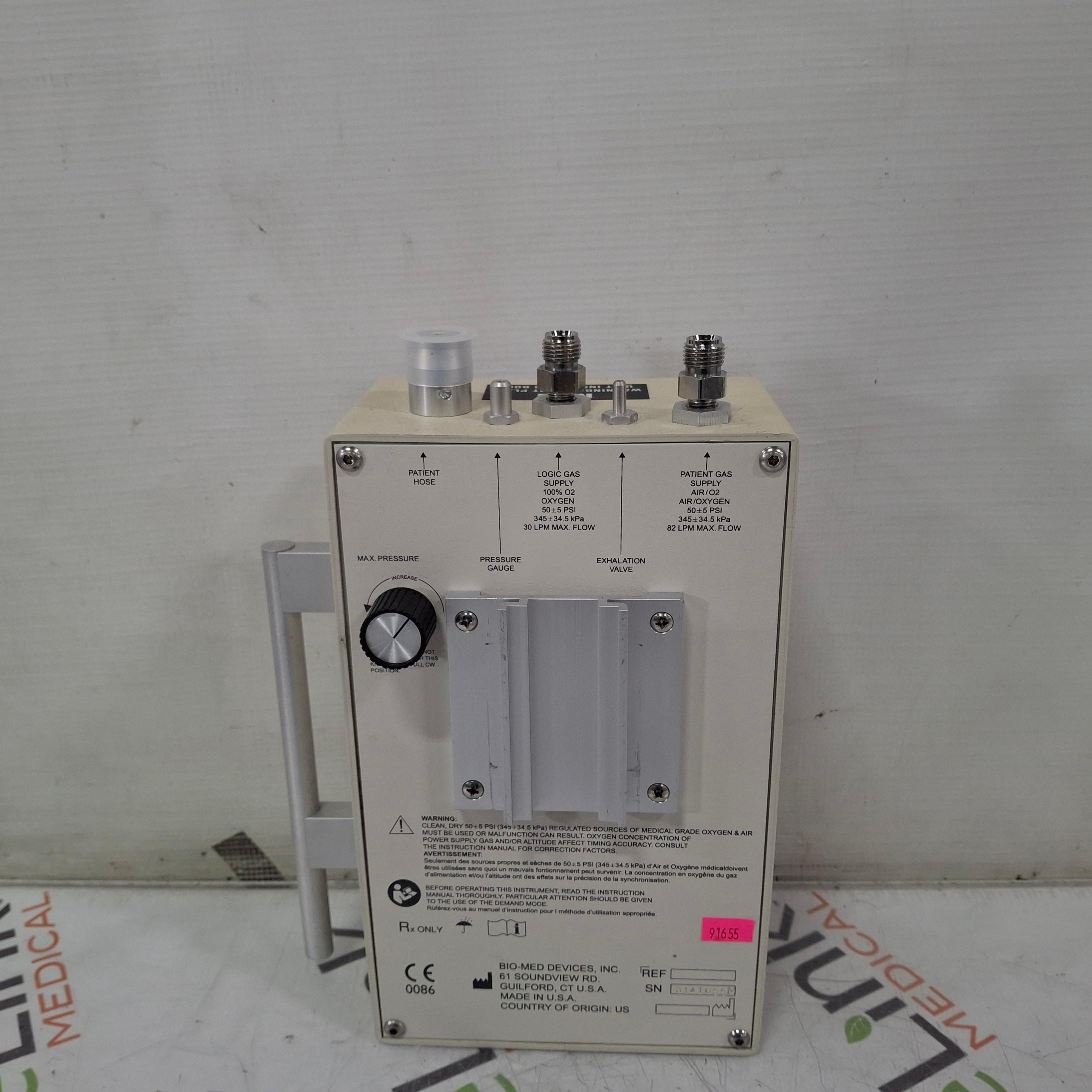 Bio-Med Devices IC-2A Transport Ventilator - 443622