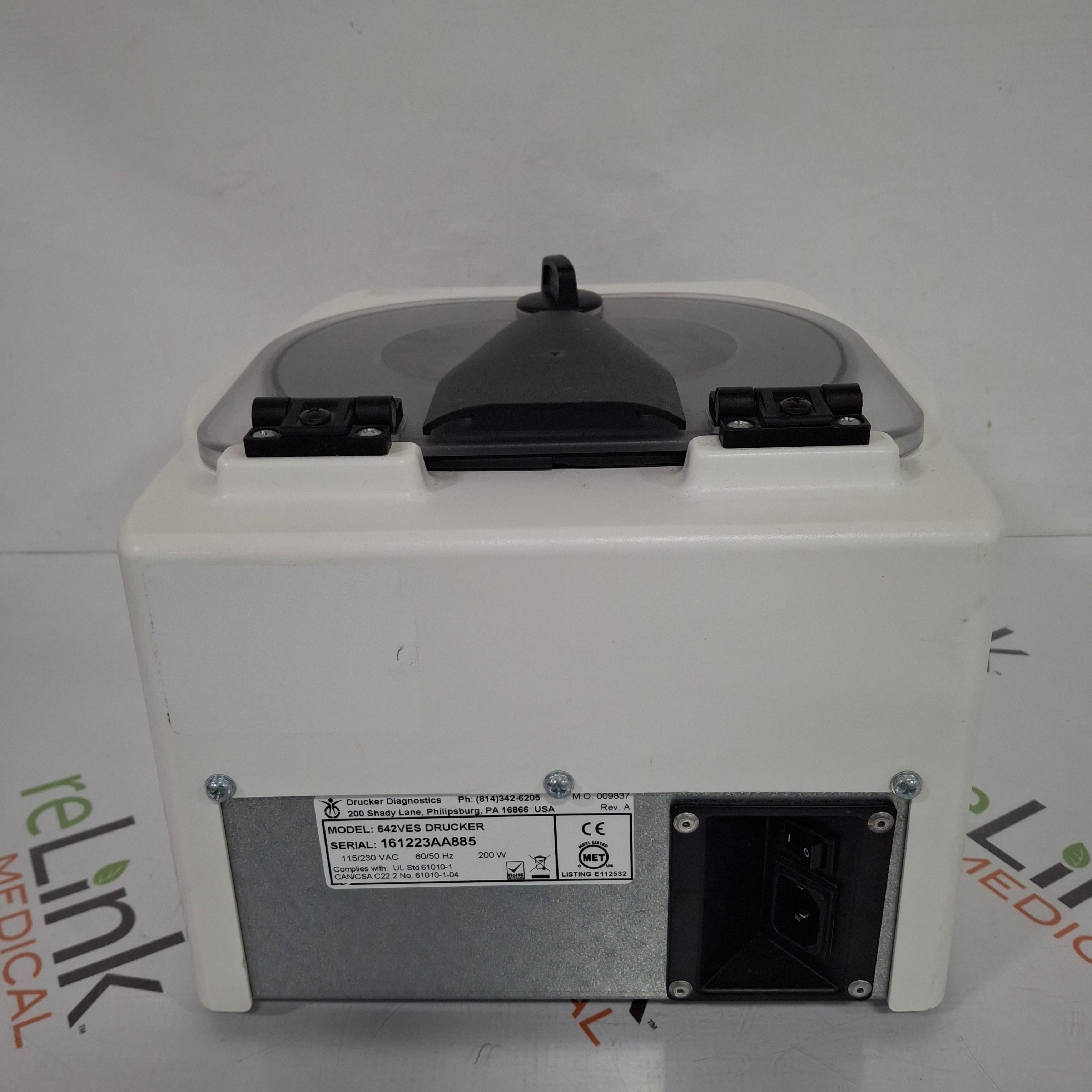 Drucker Diagnostics 642VES Drucker Centrifuge - 440667