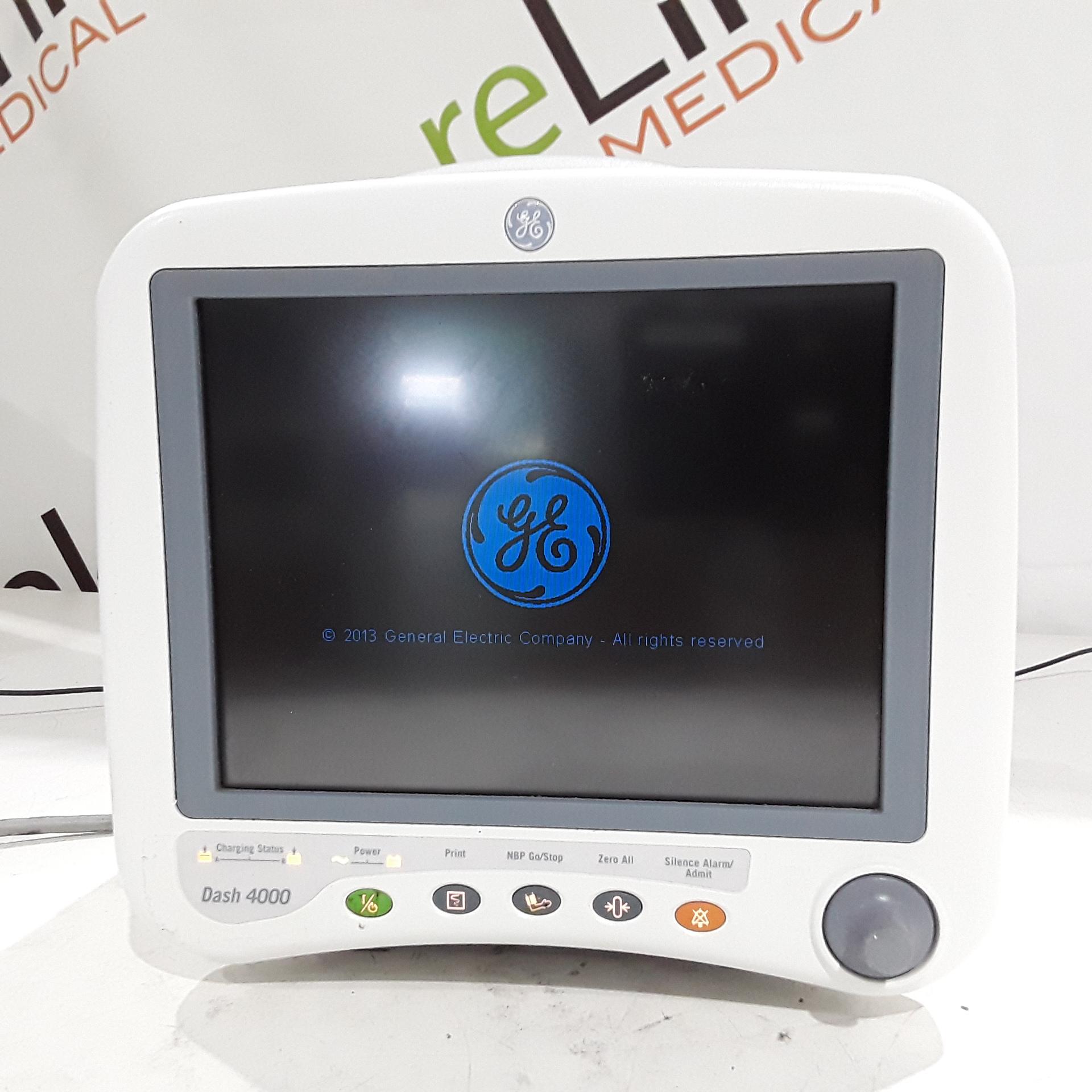 GE Healthcare Dash 4000 - Masimo SpO2 Patient Monitor - 426659