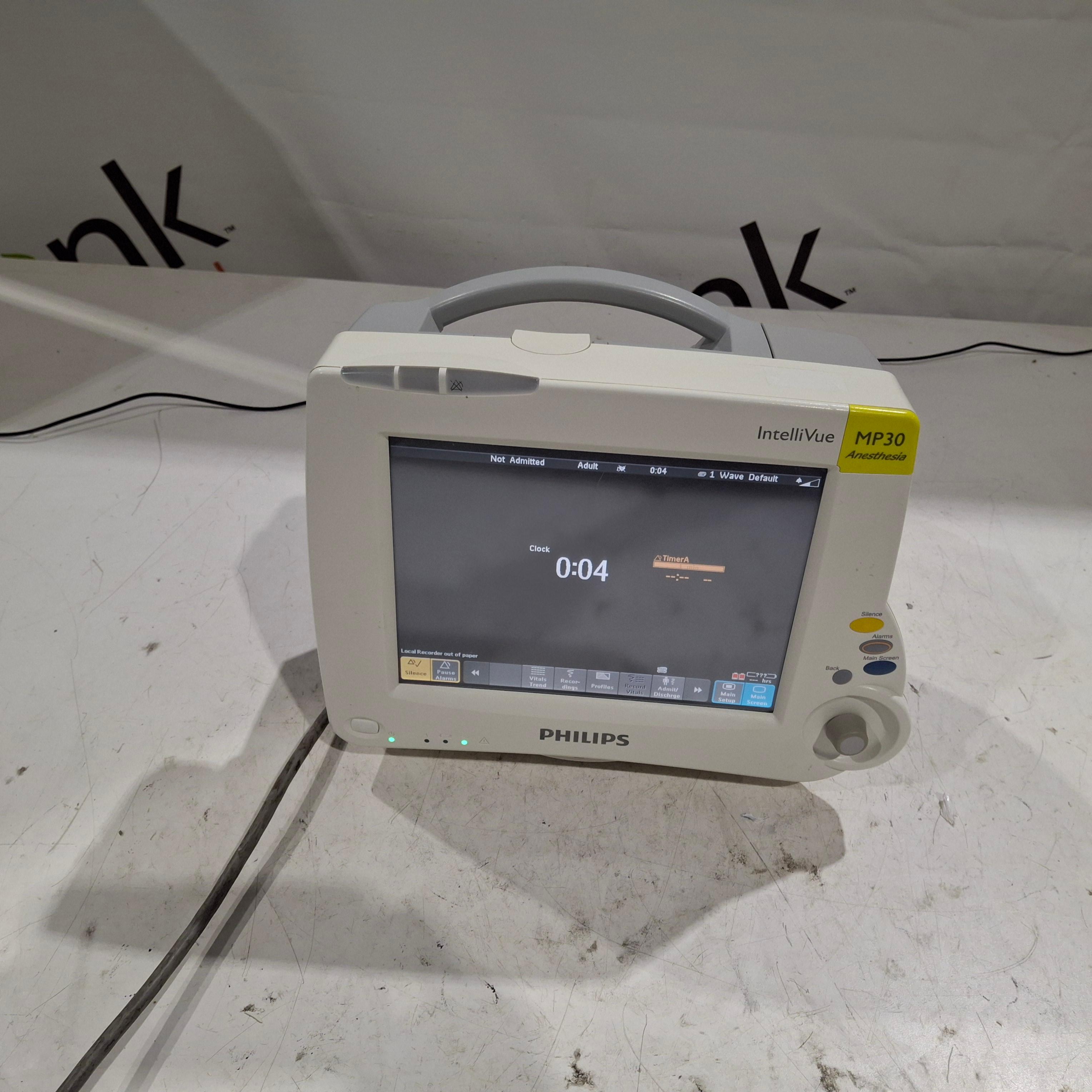 Philips IntelliVue MP30 - Anesthesia Patient Monitor - 451168