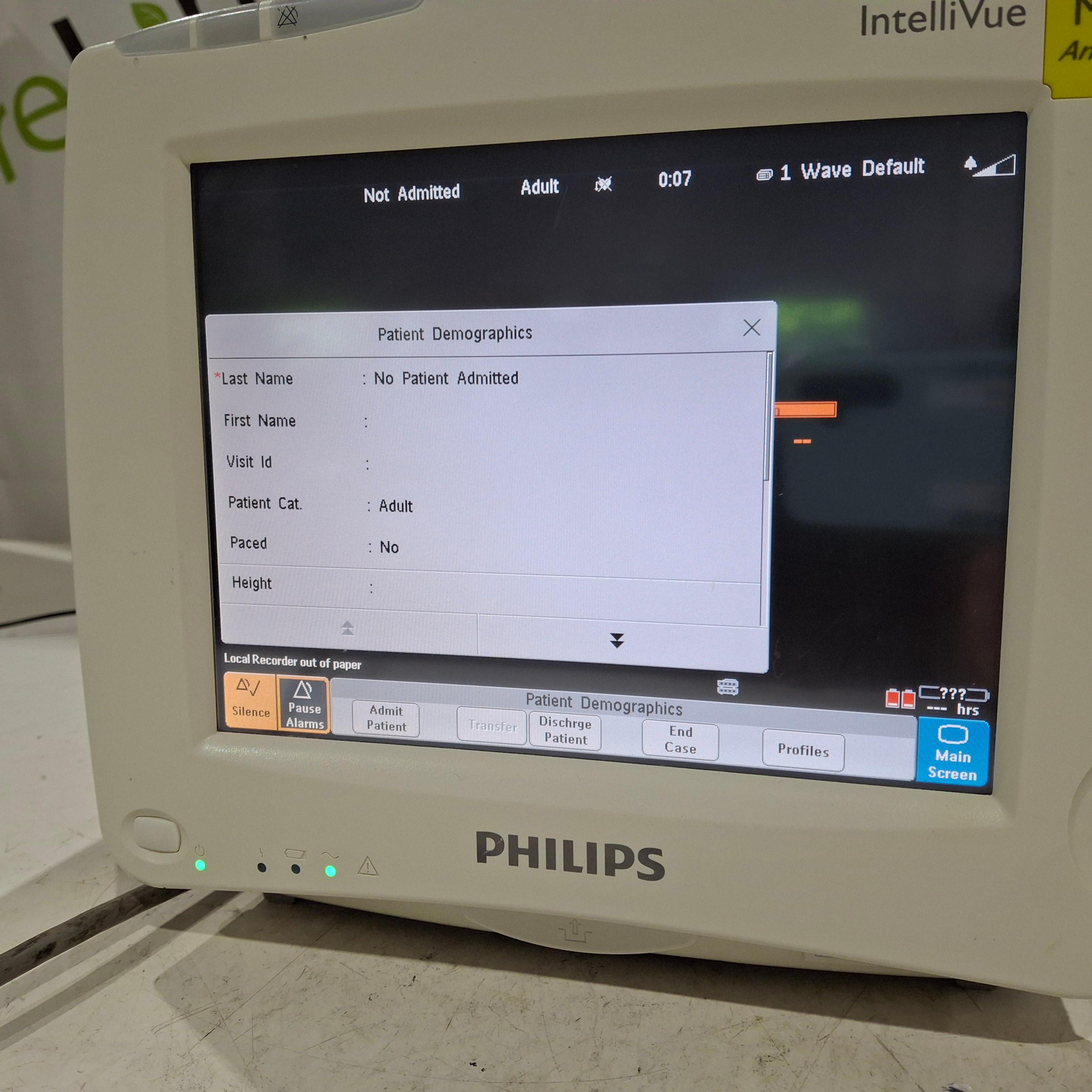 Philips IntelliVue MP30 - Anesthesia Patient Monitor - 451168