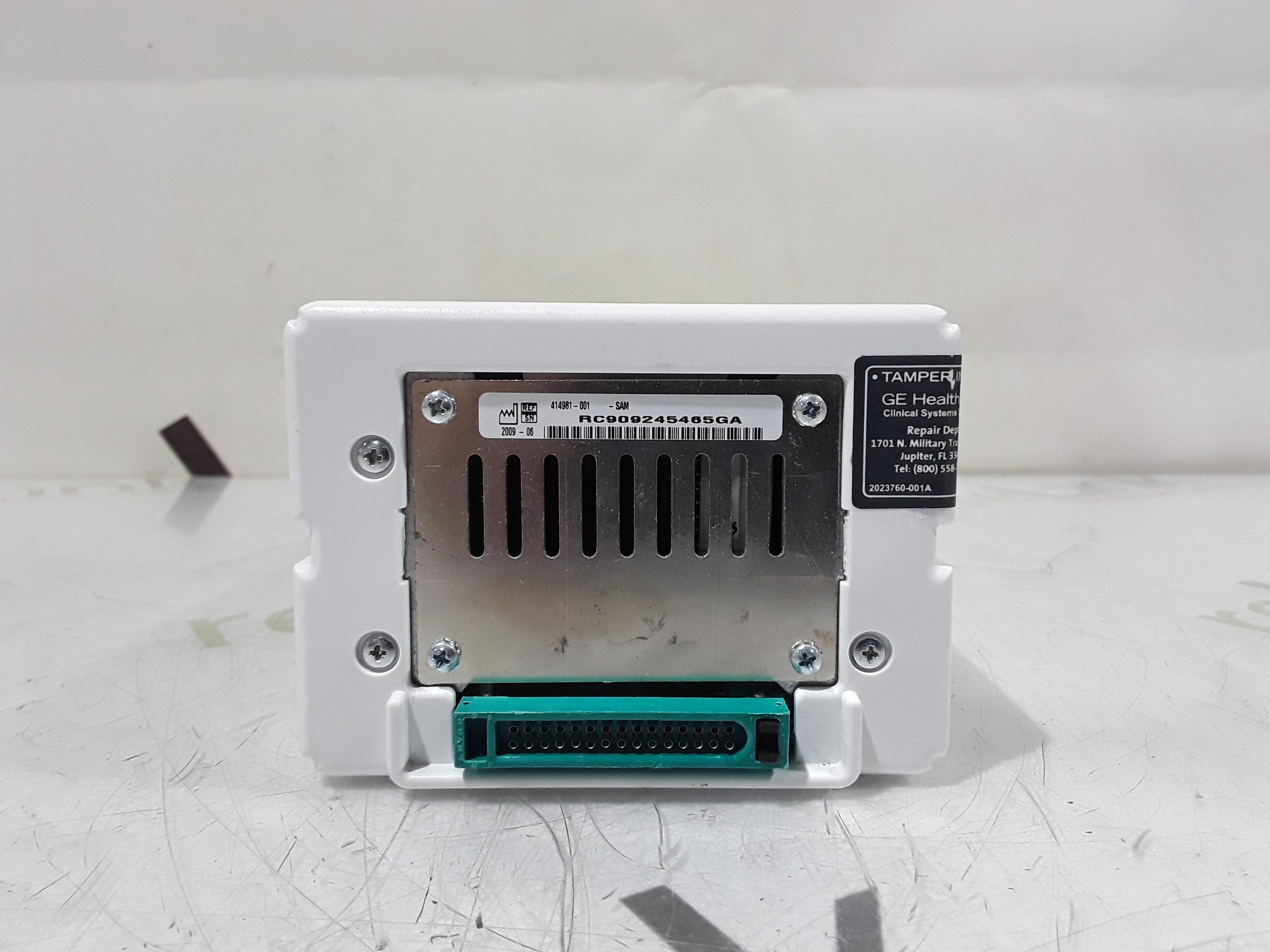 GE Healthcare SAM Smart Anesthesia Multi-Gas Module - 388328