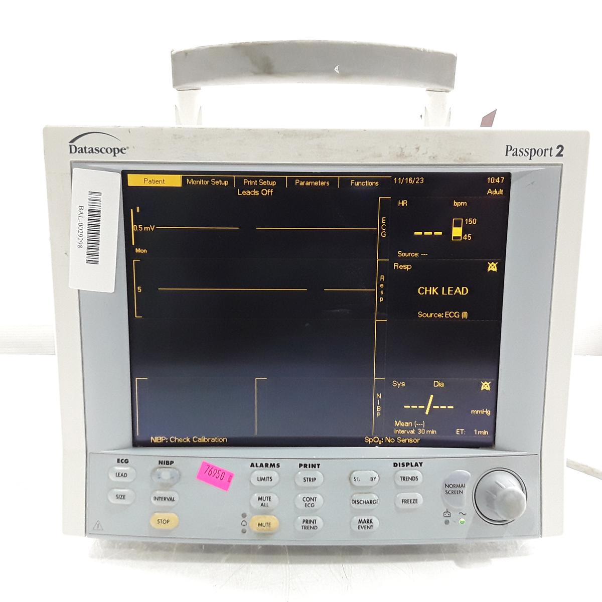 Datascope Passport 2 Patient Monitor - 350967