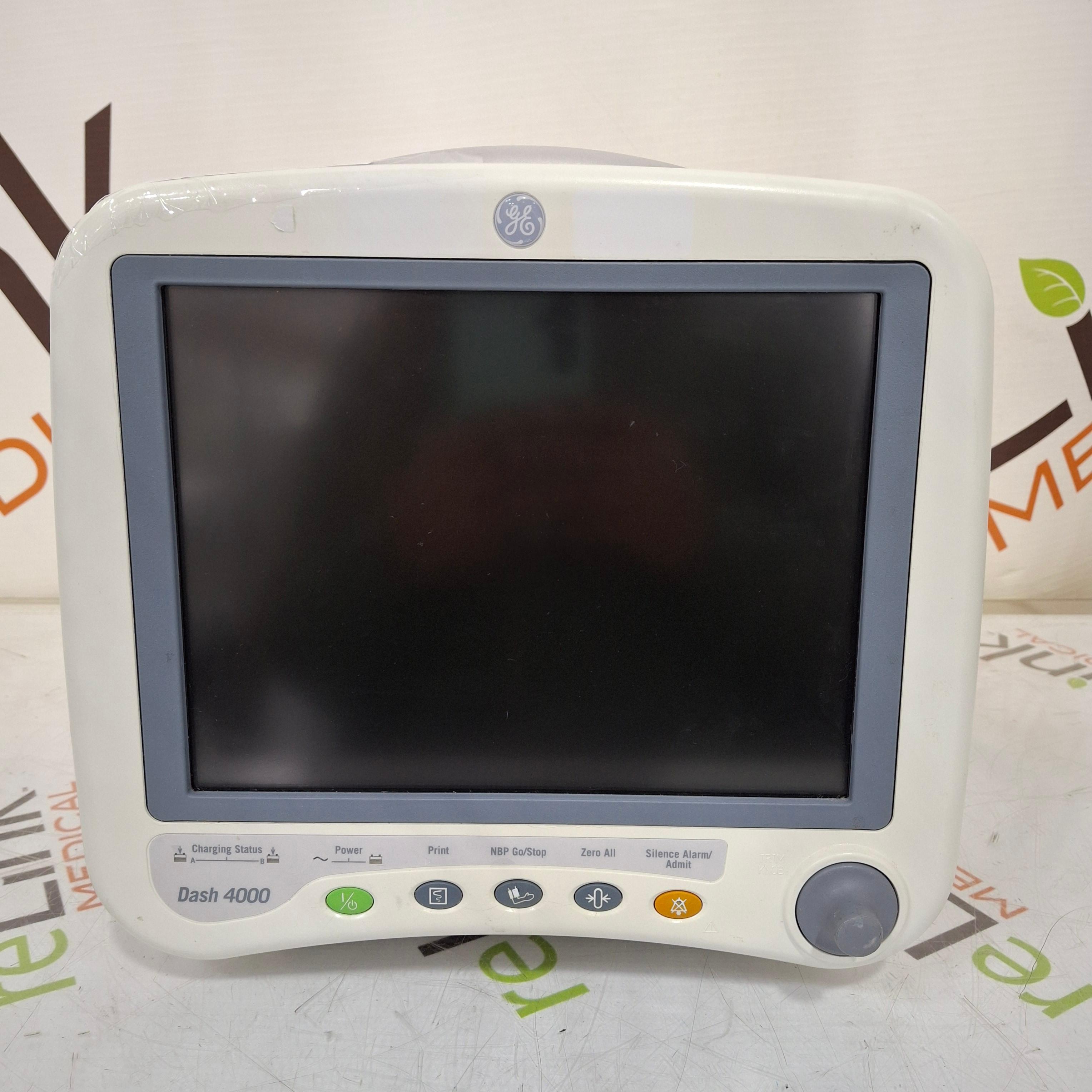 GE Healthcare Dash 4000 - Masimo SpO2 Patient Monitor - 463188