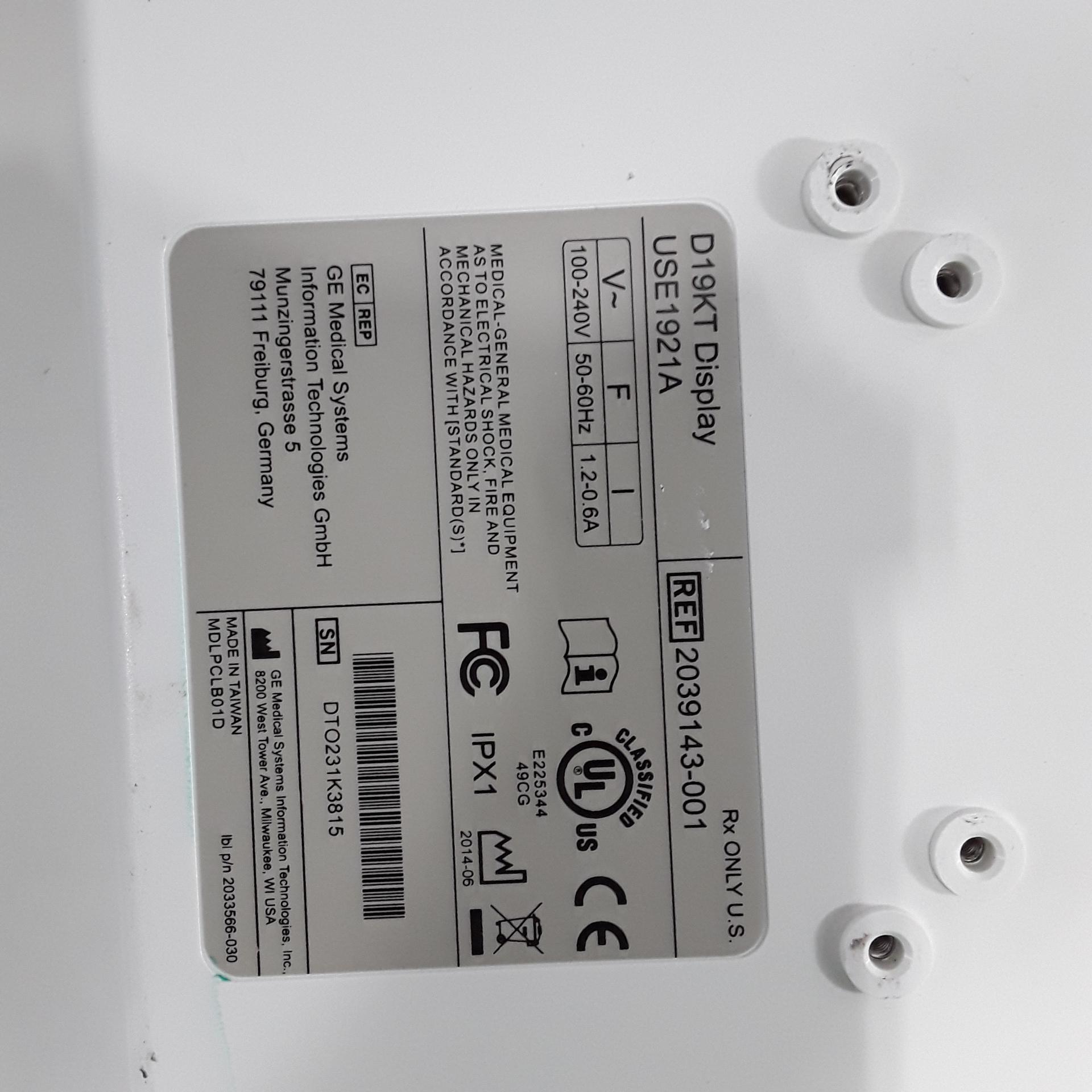 GE Healthcare D19KT Display - 427492