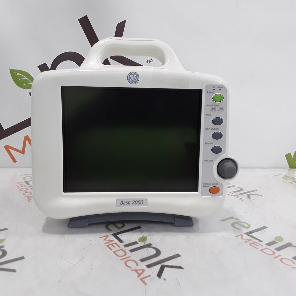 GE Healthcare Dash 3000 - GE/Nellcor SpO2 Patient Monitor - 408224