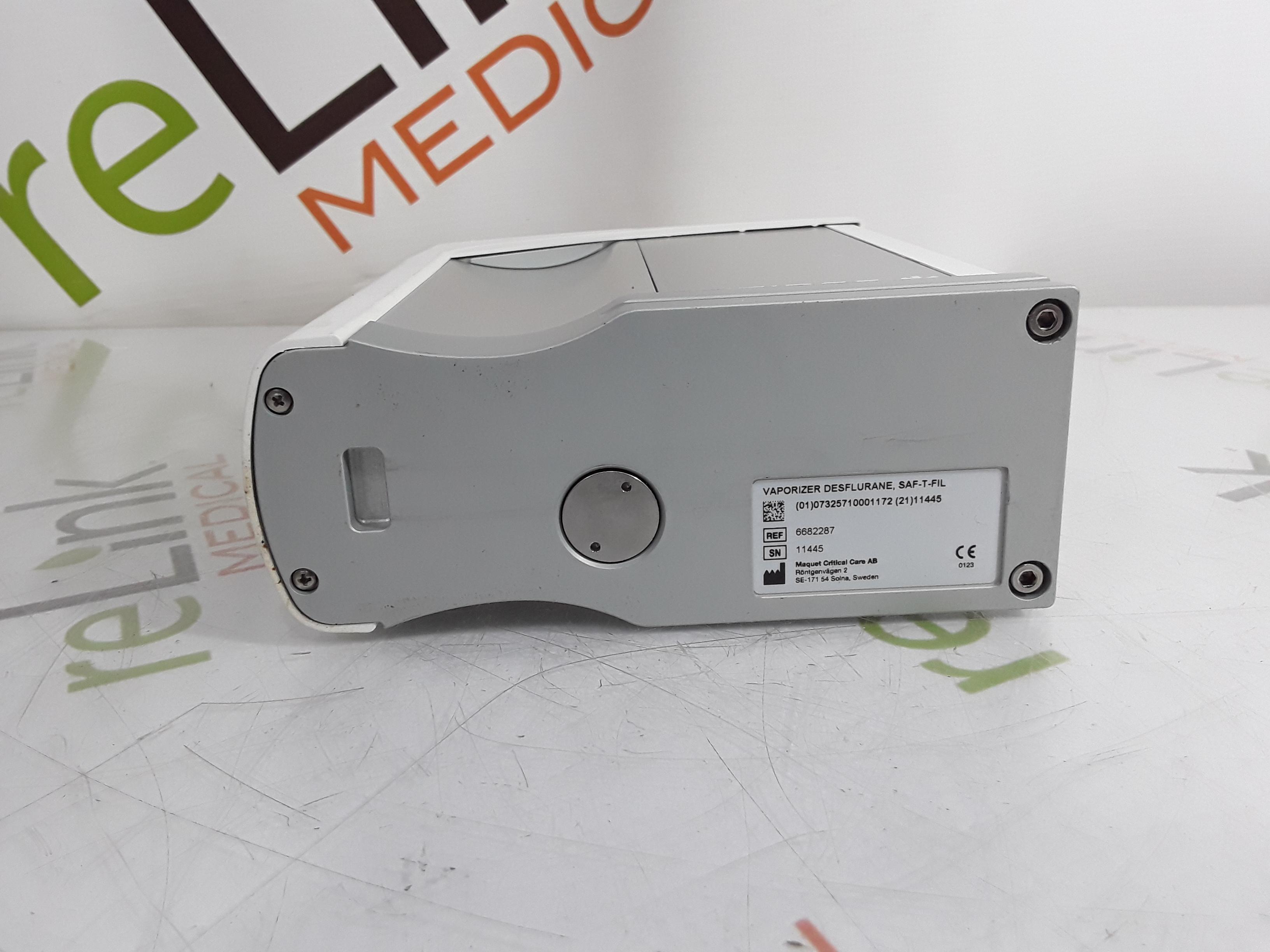 Maquet SAF-T-FIL Desflurane Vaporizer - 409885