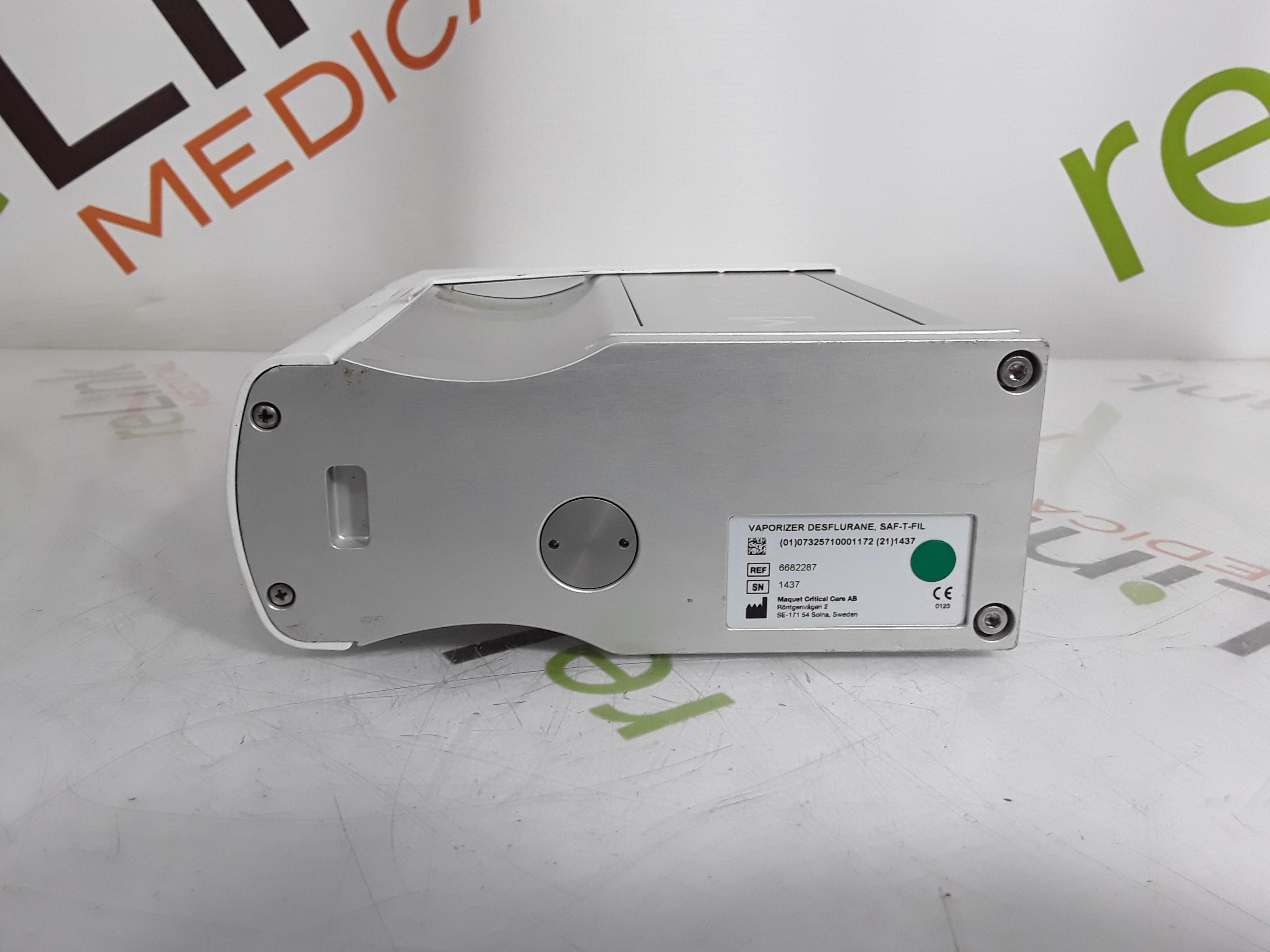 Maquet SAF-T-FIL Desflurane Vaporizer - 409924