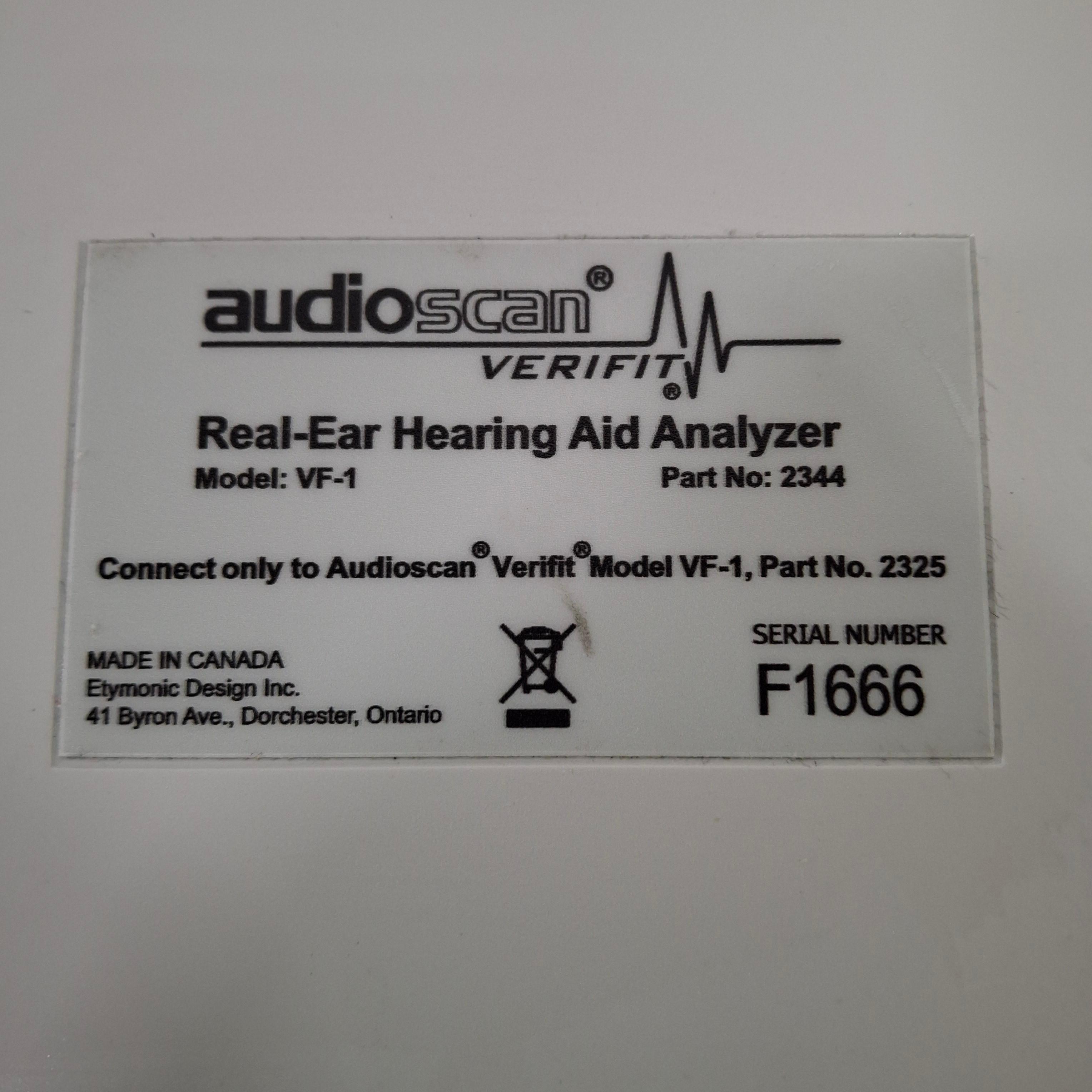 Audioscan VF-1 Verifit Real-Ear Hearing Aid Analyzer - 462470