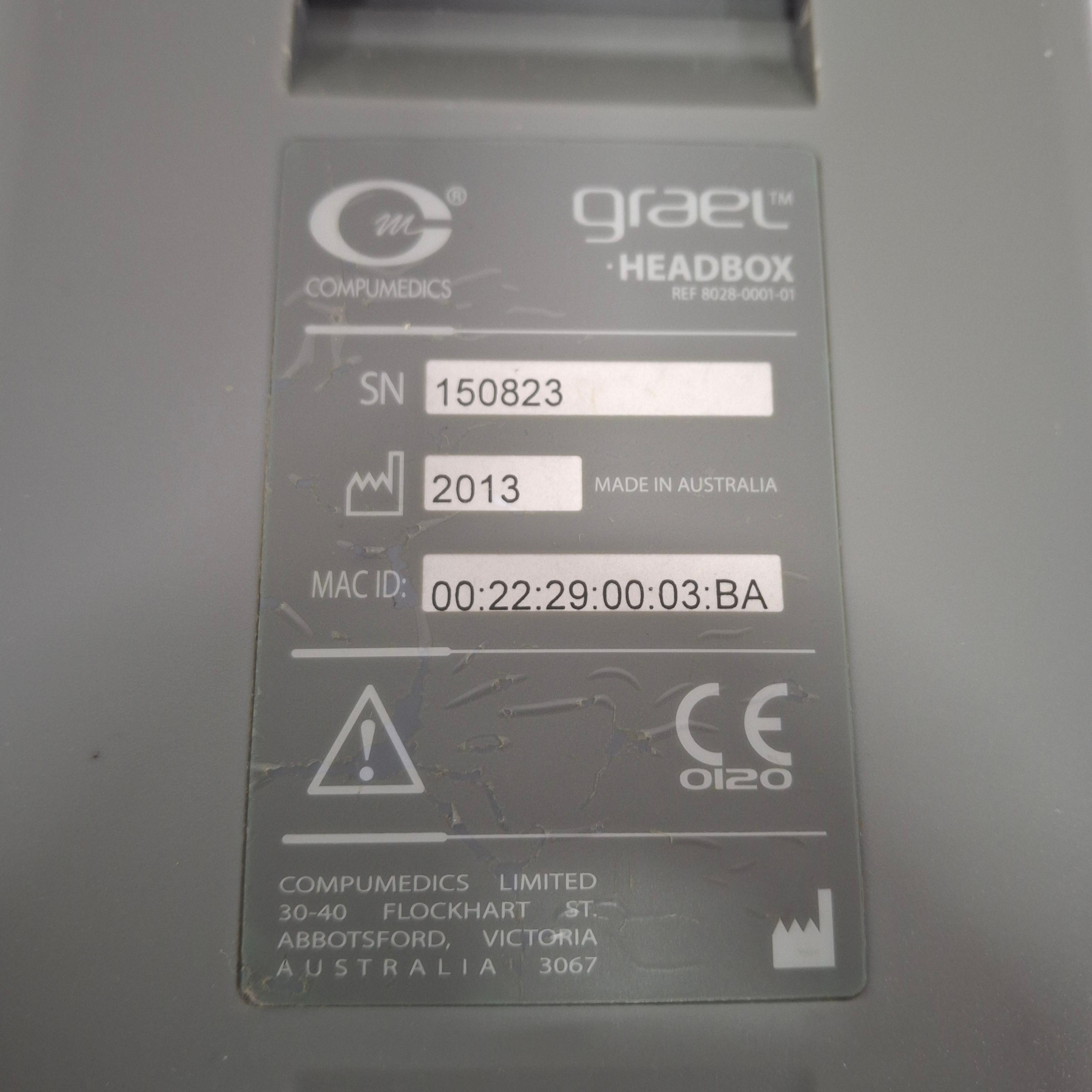 Compumedics DWL Grael 8028-0001-01 Head Box - 481529