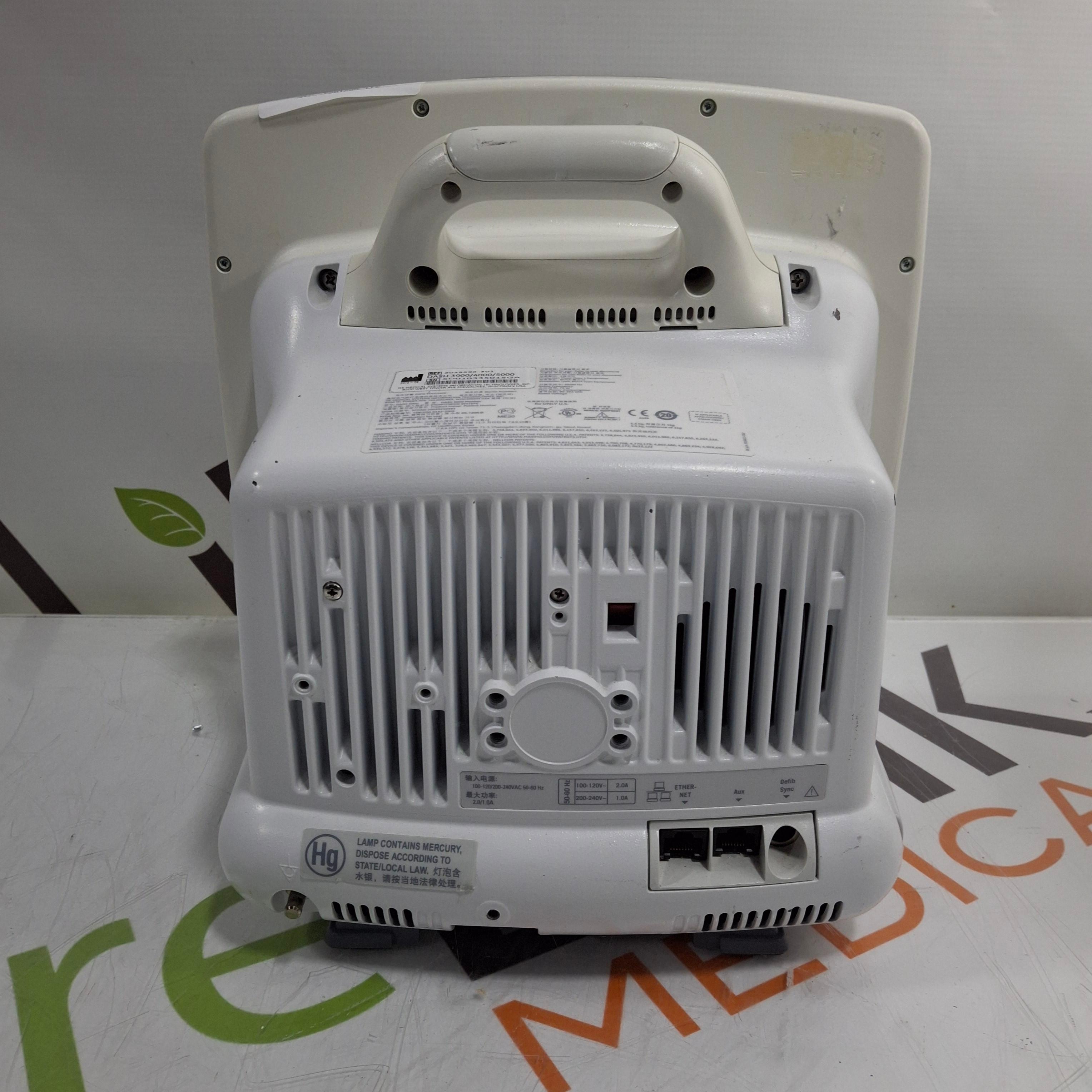 GE Healthcare Dash 5000 - GE/Nellcor SpO2 Patient Monitor - 461761