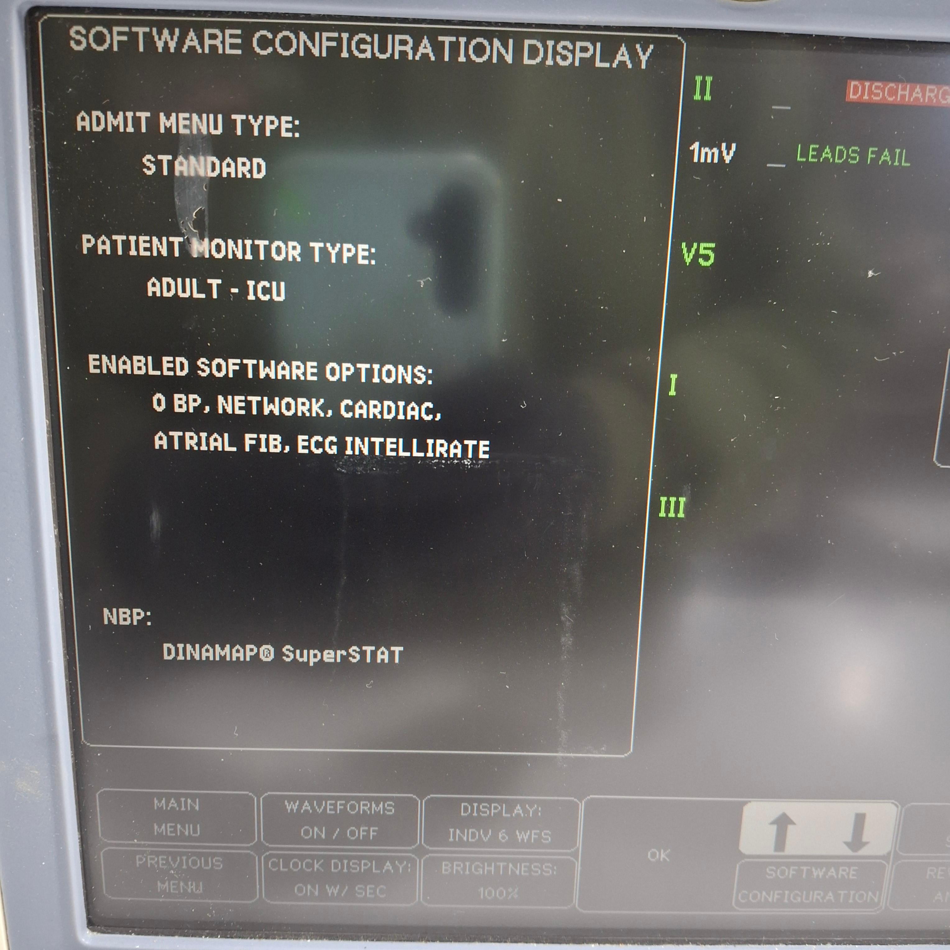 GE Healthcare Dash 5000 - Masimo SpO2 Patient Monitor - 492686
