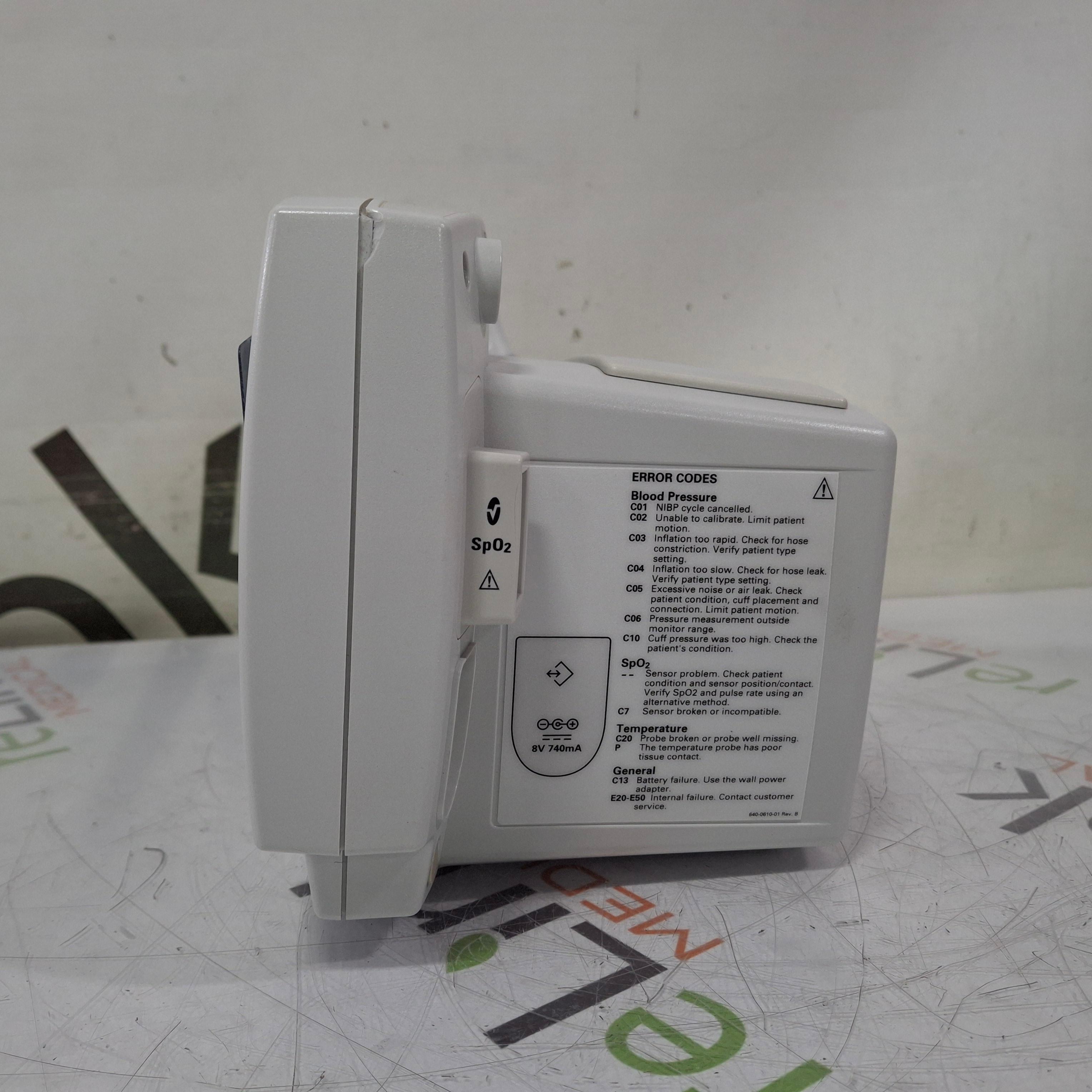 Welch Allyn 300 Series - Masimo SpO2, Temp Vital Signs Monitor - 497616
