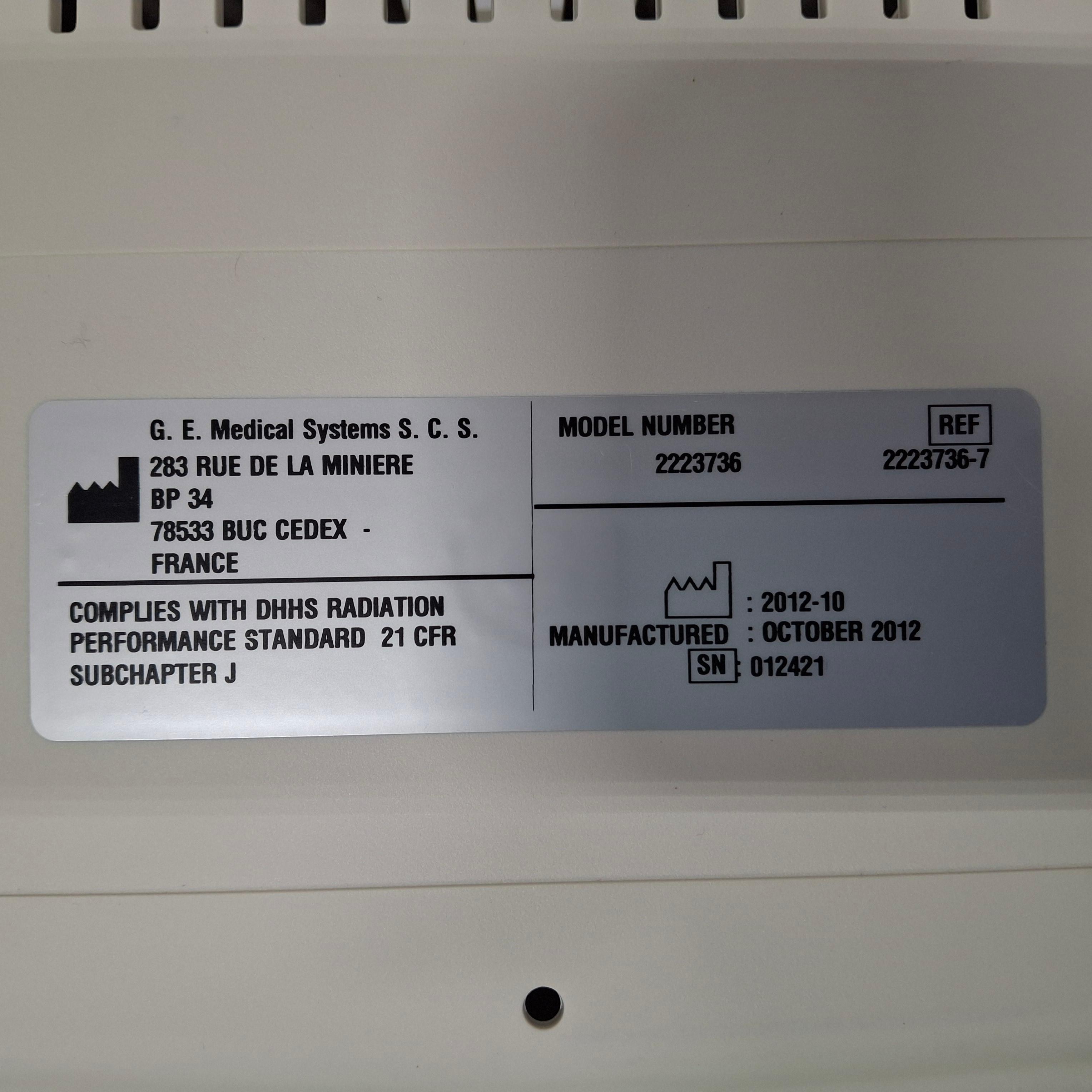 GE Healthcare 2223736-7 Console - 491305
