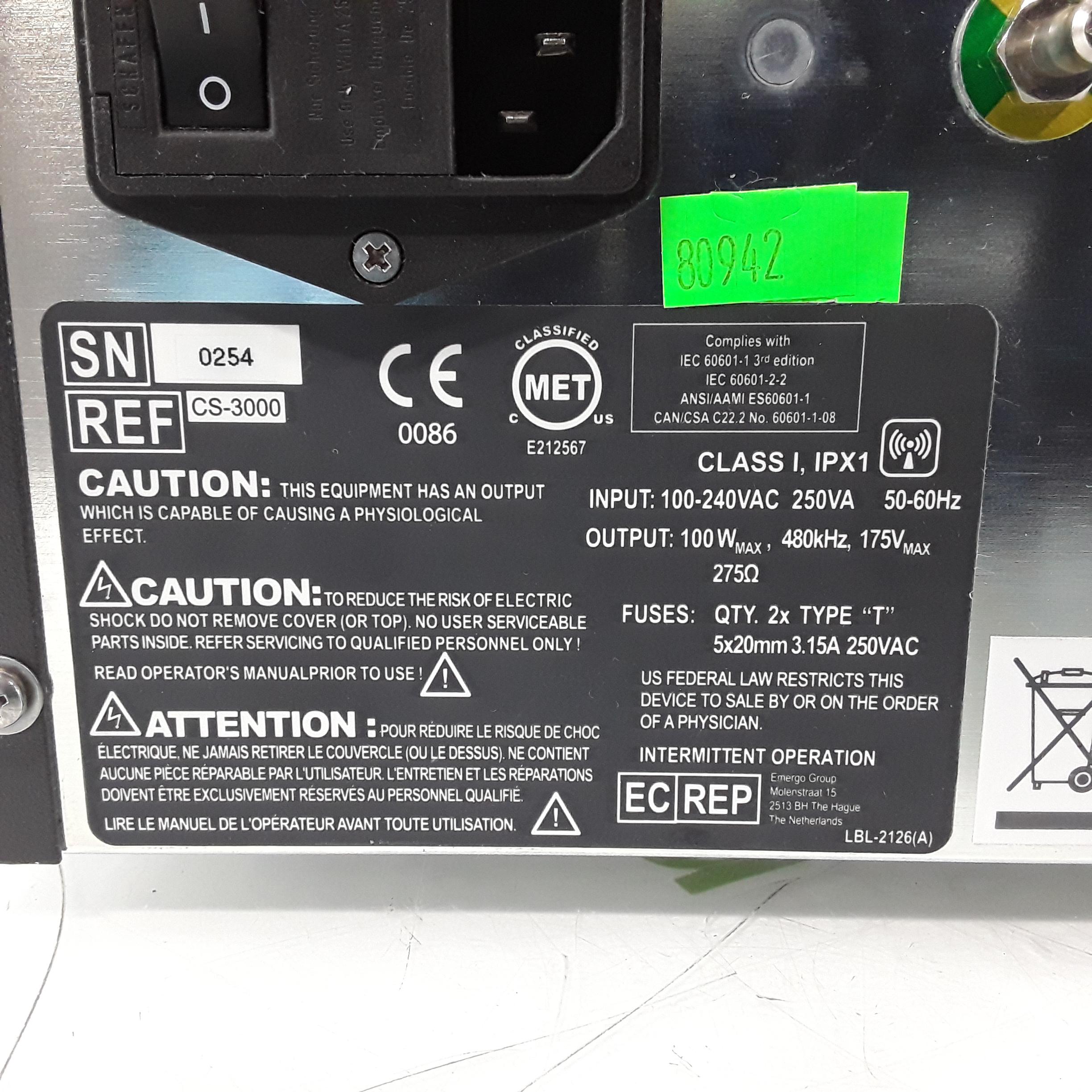 AtriCure CS-3000 RF Generator - 383750