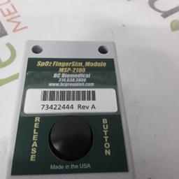 BC Biomedical MSP-2100 SpO2 FingerSim Module - 423005