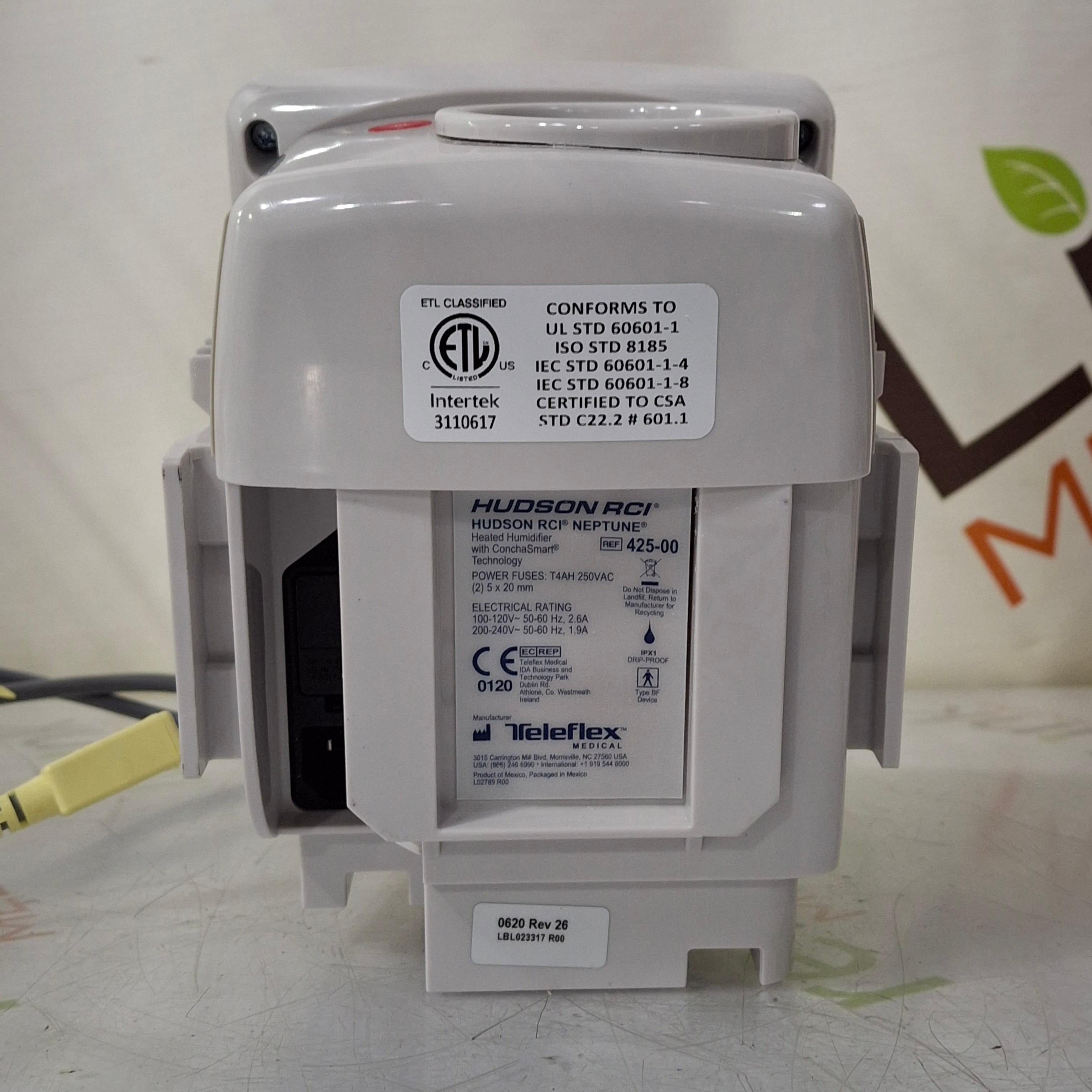 Teleflex Medical Hudson RCI Neptune Heated Humidifier - 502773