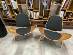 Modern Nordic Wood Chairs