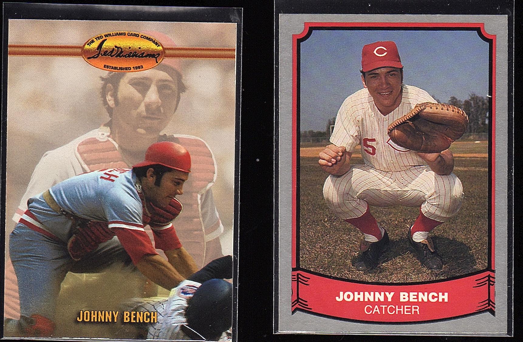 Johnny Bench 2 Card Lot