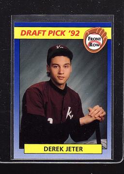Derek Jeter 1992 Front Row Minor League Rookie Card