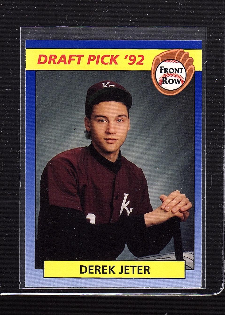 Derek Jeter 1992 Front Row Minor League Rookie Card