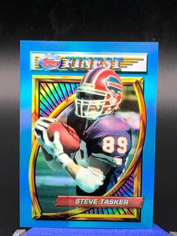 1994 Topps Finest Football Refractor Steve Tasker #38