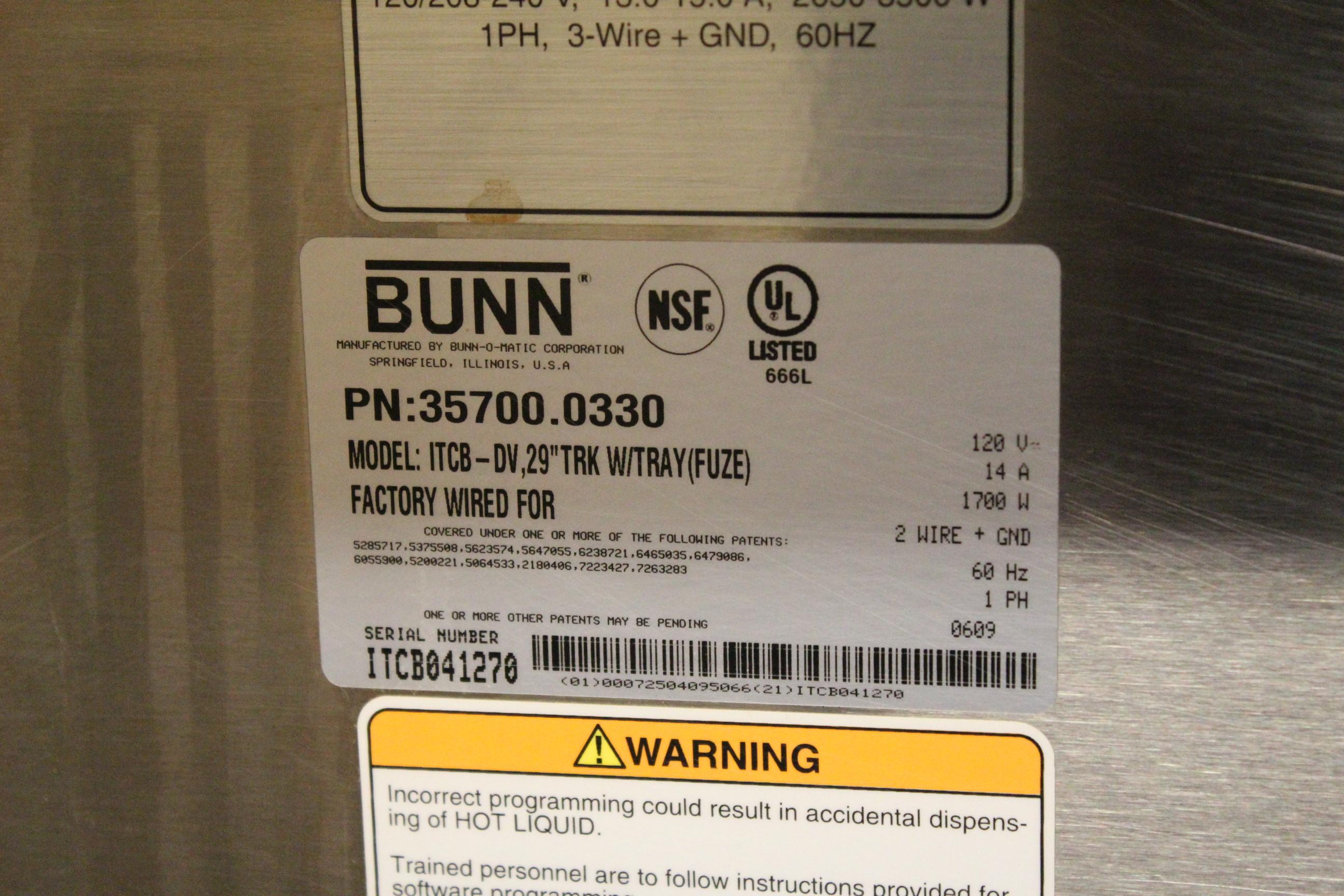 Bunn Tea Brewer