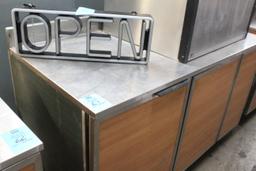 Duke 5' Refrigerated Worktop Table