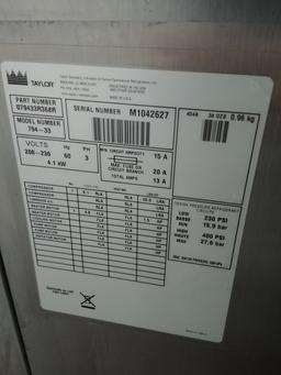 Taylor 794-33 Watercooled Twin Twist Soft Serve Freezer