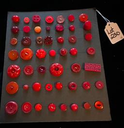 LOT OF 4 - WHISTLES, MOTHER/DAUGHTER & MORE BUTTON DISPLAY CARDS