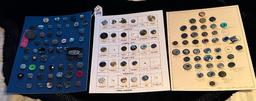 LOT OF 3 - RIVET SHANKS BUTTON DISPLAY CARDS
