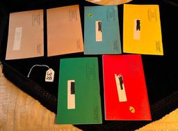 LOT OF 6 - THE NATIONAL BUTTON BULLETIN 1981, 1982 & 1988