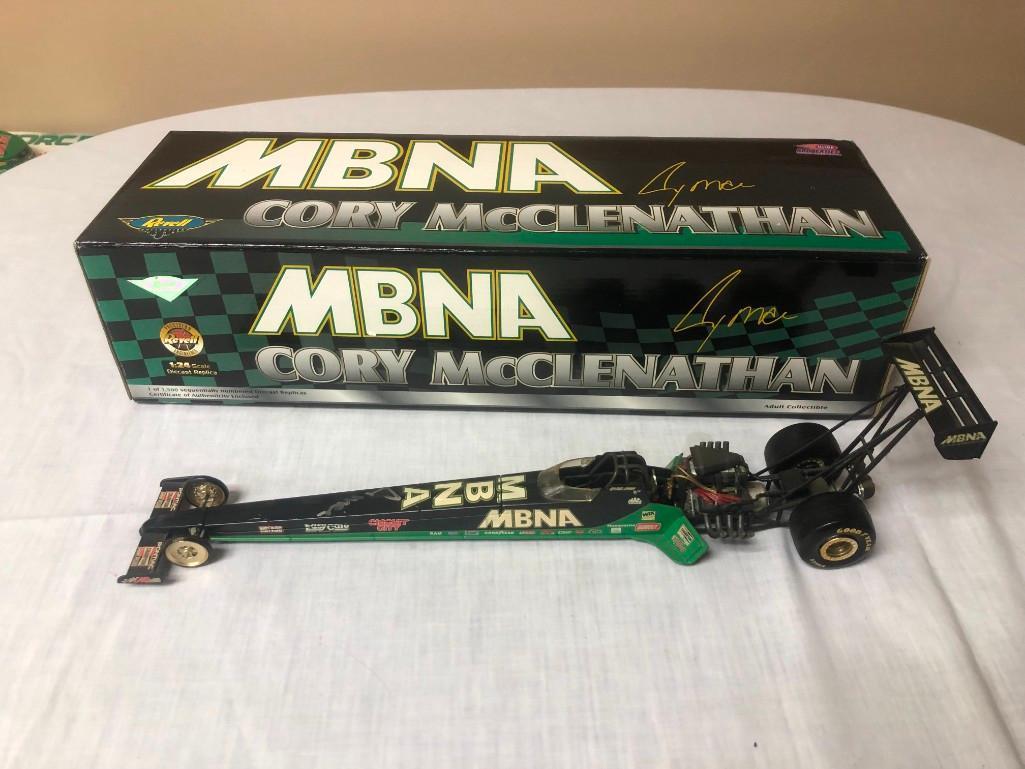1999 CORY McCLENATHAN REVELL 1/24 TH SCALE TOP FUEL DRAGSTER