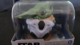 Quantity of Star Wars, The Mandalorian, The Child, toys, in box, as pictured