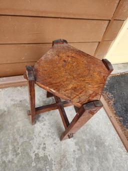 Mission Oak Plant Stand