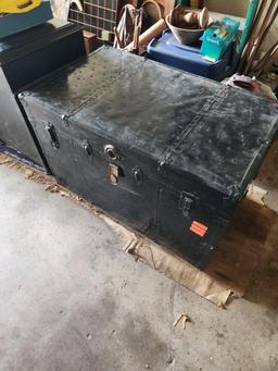 Vintage trunk & contents