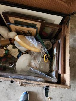 Vintage trunk & contents