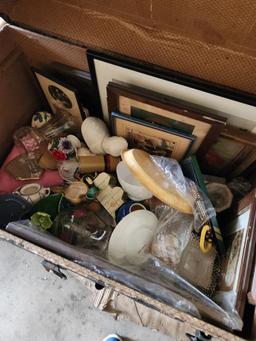 Vintage trunk & contents
